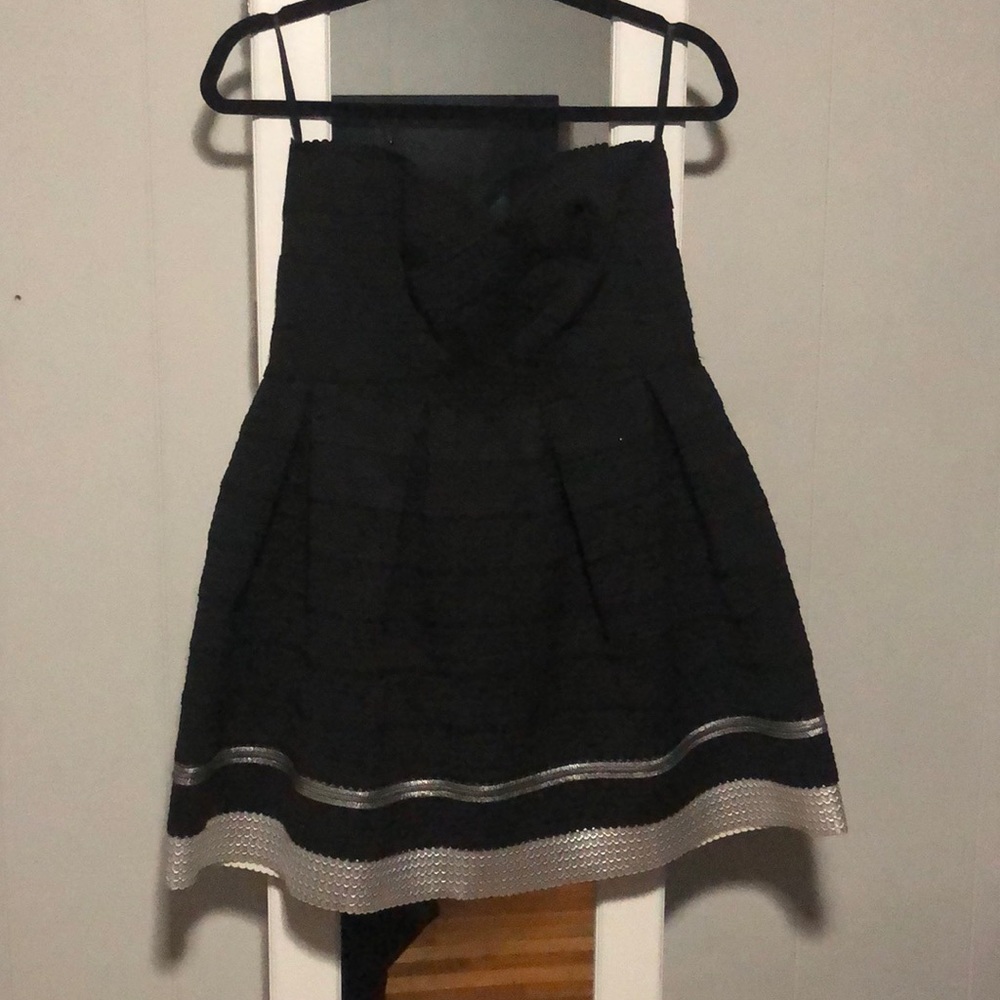 Black bandage cocktail dress